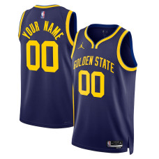 Golden State Warriors Jordan Brand 2022/23 Swingman Custom Jersey - Statement Edition - Blue